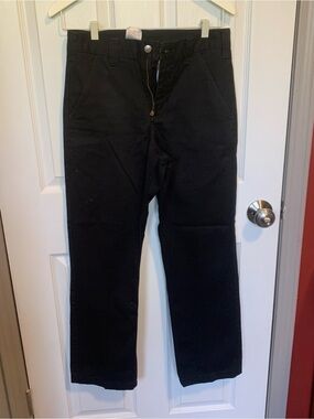 Carhartt Black Relaxed Straight Work Pants